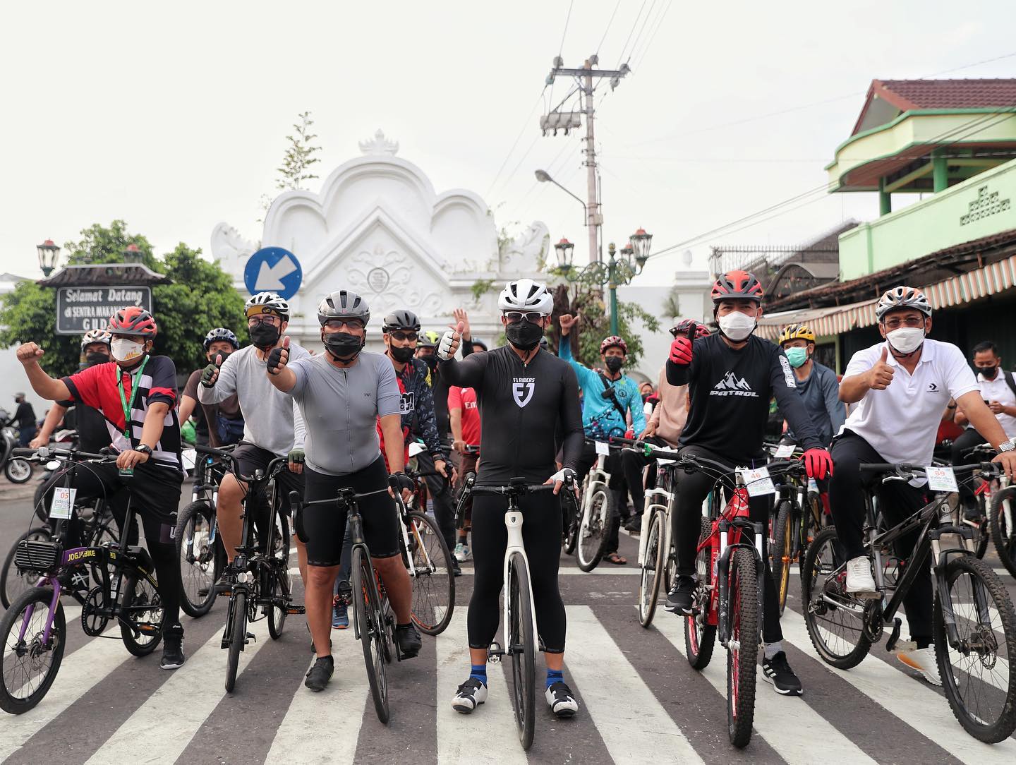 DP Gowes Bersama 41 Wali Kota se-Indonesia di Yogyakarta